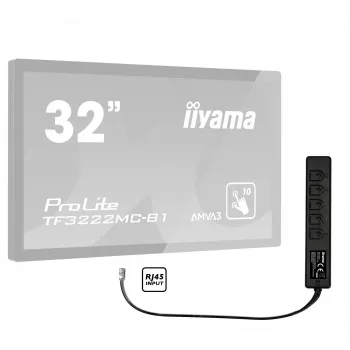 IIyama RC TOUCHV02 laidinis nuotolinio valdymo pultas, 5 mygtukai