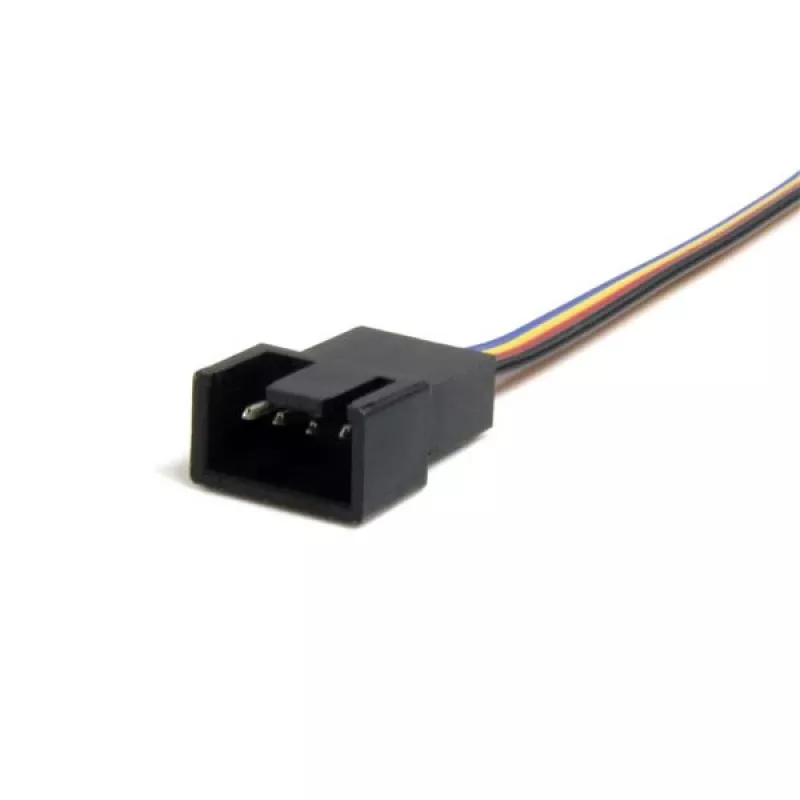 StarTech.com 12 colių 4 kontaktų ventiliatoriaus maitinimo ilginimo laidas - M/F, Molex (4 kontaktų), Molex (4 kontaktų), 0,305 m, vyriškas, moteriškas, tiesus