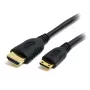 StarTech.com 50cm Mini HDMI į HDMI laidas su Ethernet - 4K 30Hz aukštos spartos Mini HDMI į HDMI adapterio laidas - Mini HDMI C tipo įrenginiui prie HDMI monitoriaus/ekrano - patvarus vaizdo keitiklio laidas