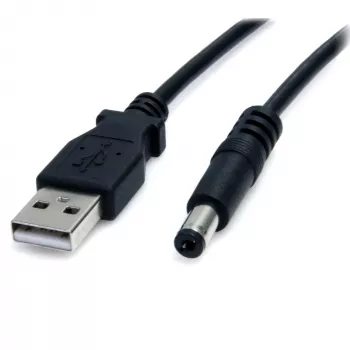 USB į 5,5 mm maitinimo laidas, tipas M (statinė), 2 m, StarTech.com