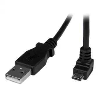 StarTech.com 2 m Micro USB laidas - A į žemyn kampu Micro B