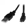 StarTech.com 2 m Micro USB laidas - A į žemyn kampu Micro B