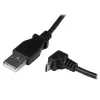StarTech.com 2 m Micro USB laidas - A į žemyn kampu Micro B