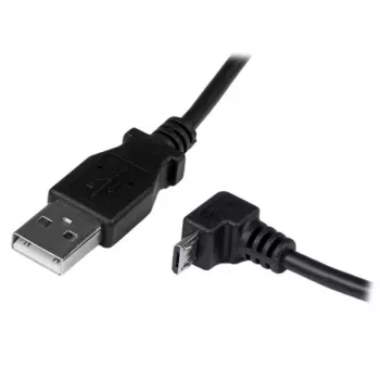 StarTech.com 2 m Micro USB laidas - A į žemyn kampu Micro B