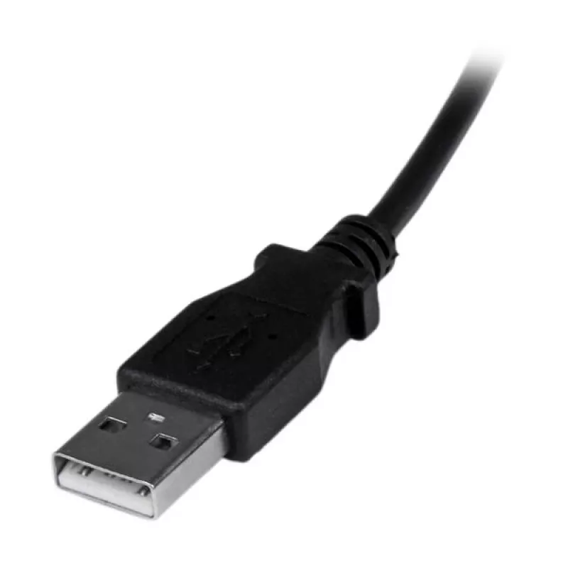 StarTech.com 2 m Micro USB laidas - A į žemyn kampu Micro B