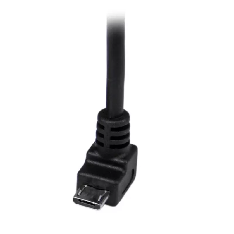 StarTech.com 2 m Micro USB laidas - A į žemyn kampu Micro B