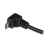 StarTech.com 2 m Micro USB laidas - A į žemyn kampu Micro B