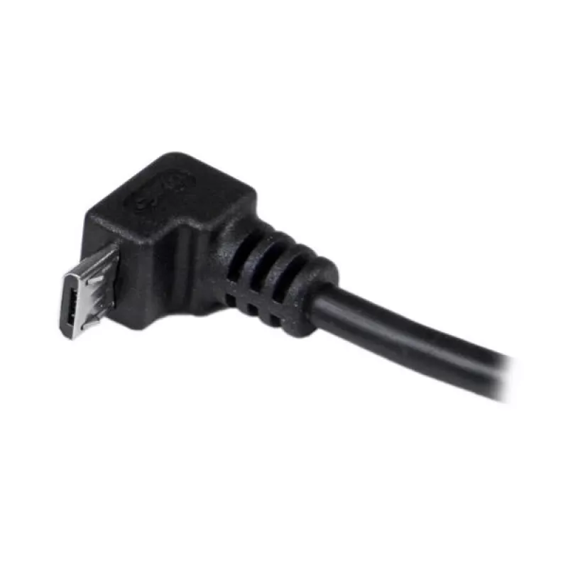 StarTech.com 2 m Micro USB laidas - A į žemyn kampu Micro B