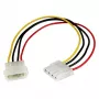 StarTech.com LP4POWEXT12 LP4 maitinimo ilginimo laidas, 12 colių, Molex (4 kontaktų) M/F