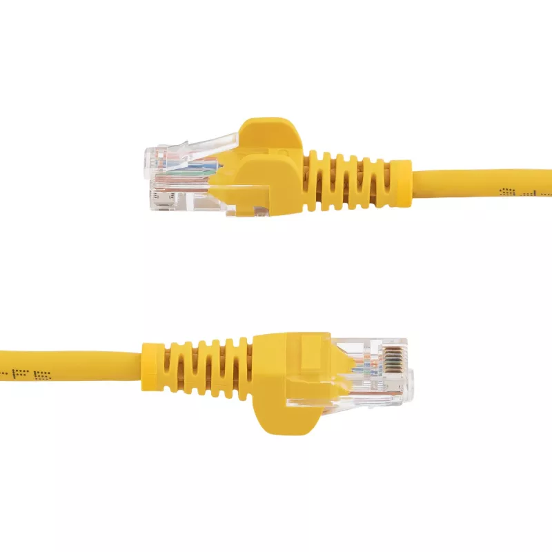 StarTech.com Cat5e pataisos kabelis su apsaugotais RJ45 lizdais - 2 m, geltonas