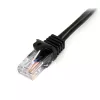 StarTech.com Cat5e lizdinis kabelis su apsaugotais RJ45 jungtimis - 3 m, juodas