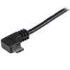 StarTech.com Micro-USB įkrovimo ir sinchronizavimo kabelis M/M - stačiu kampu Micro-USB - 30/24 AWG - 1 m