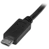 StarTech.com USBUBEXT50CM Micro-USB prailginimo kabelis M/F, 0,5 m (20 col.), Micro-USB B, USB 2.0, juodas