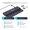 StarTech.com USB atmintinių kopijavimo ir ištrynimo įrenginys, 1:15, 1,5 GB/min, LCD