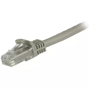 StarTech.com 1,5 m CAT6 Ethernet kabelis - pilkas CAT 6 Gigabit Ethernet laidas - 250 MHz 100W PoE RJ45 UTP tinklo/jungiamasis laidas be užkabinimo su įtempimo mažinimu, individualiai išbandytas