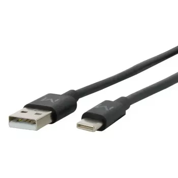 USB A į USB C laidas MOBILIS 020013 — 1 m, duomenų perdavimo sparta 0,48 Gbit/s, juodas