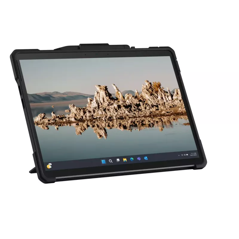 Urban Armor Gear UAG Metropolis SE 324015114040 apsauginis dėklas Microsoft Surface Pro 9/10/11 su stovu ir pečių dirželiu, juodas