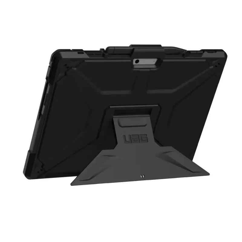 Urban Armor Gear UAG Metropolis SE 324015114040 apsauginis dėklas Microsoft Surface Pro 9/10/11 su stovu ir pečių dirželiu, juodas