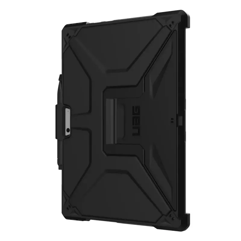 Urban Armor Gear UAG Metropolis SE 324015114040 apsauginis dėklas Microsoft Surface Pro 9/10/11 su stovu ir pečių dirželiu, juodas