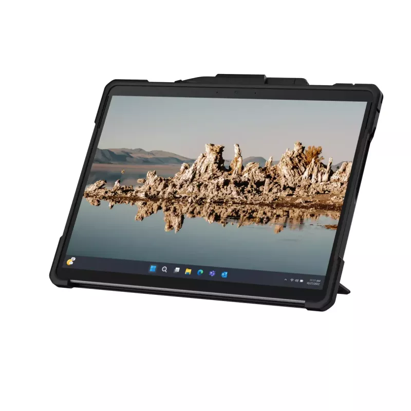 Urban Armor Gear UAG Metropolis SE 324015114040 apsauginis dėklas Microsoft Surface Pro 9/10/11 su stovu ir pečių dirželiu, juodas