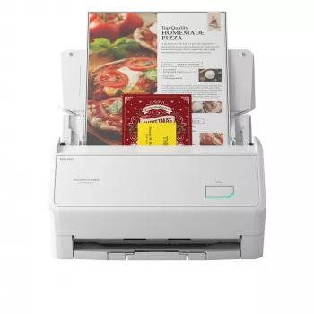 ADF dokumentų skaitytuvas Ricoh ScanSnap iX2400 — A4, 600 x 600 DPI, 45 pusl./min., 100 lapų ADF, Dual CIS, baltas