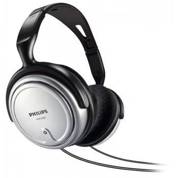 Philips SHP2500/10 laidinės ausinės TV, 15–22000 Hz, 909 g, juodos/sidabrinės