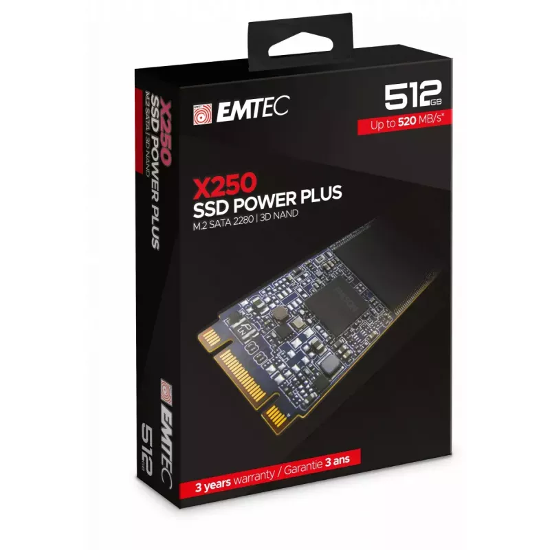 SSD diskas Emtec 512 GB M.2 Serial ATA III X250
