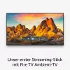 Amazon 4K Ultra HD USB TV dongle, Wi‑Fi 6 (802.11ax), 3840×2160, maitinamas per USB, juodas