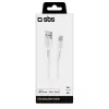 Laidinė USB A – Lightning jungtis SBS TECABLEUSBIP5289W 2 m balta