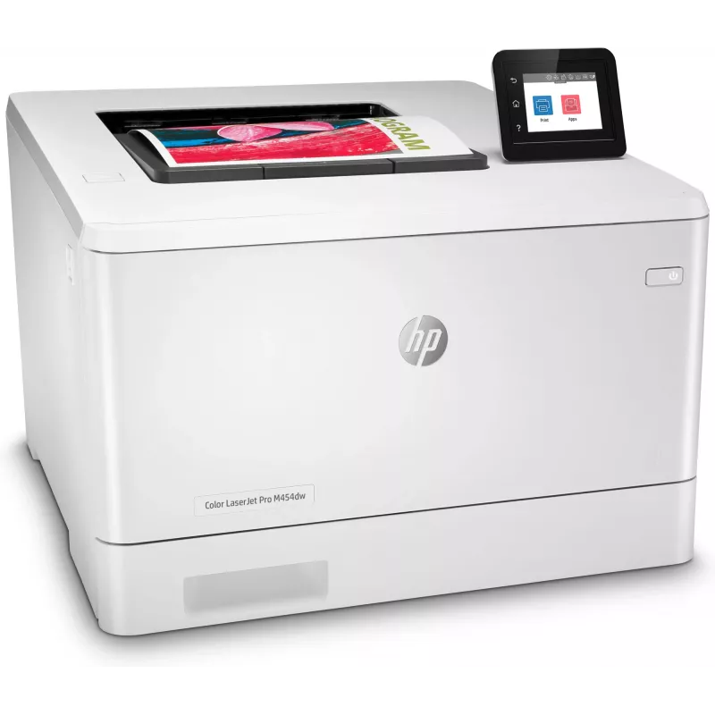 HP Color LaserJet Pro M454dw spalvotas lazerinis spausdintuvas, tinklinis, A4, 27 ppm, automatinis dvipusis spausdinimas, USB priekyje, Wi-Fi