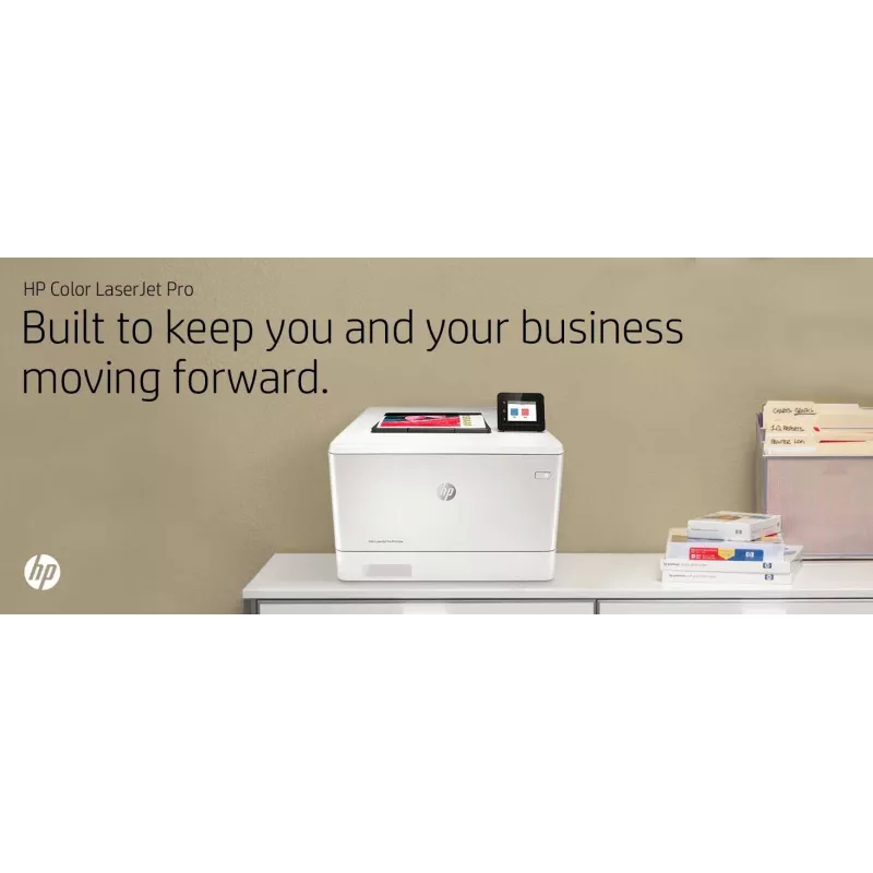 HP Color LaserJet Pro M454dw spalvotas lazerinis spausdintuvas, tinklinis, A4, 27 ppm, automatinis dvipusis spausdinimas, USB priekyje, Wi-Fi