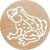 Antspaudas apvalus Colop 165225 Rubber Wood 3 cm skersmuo