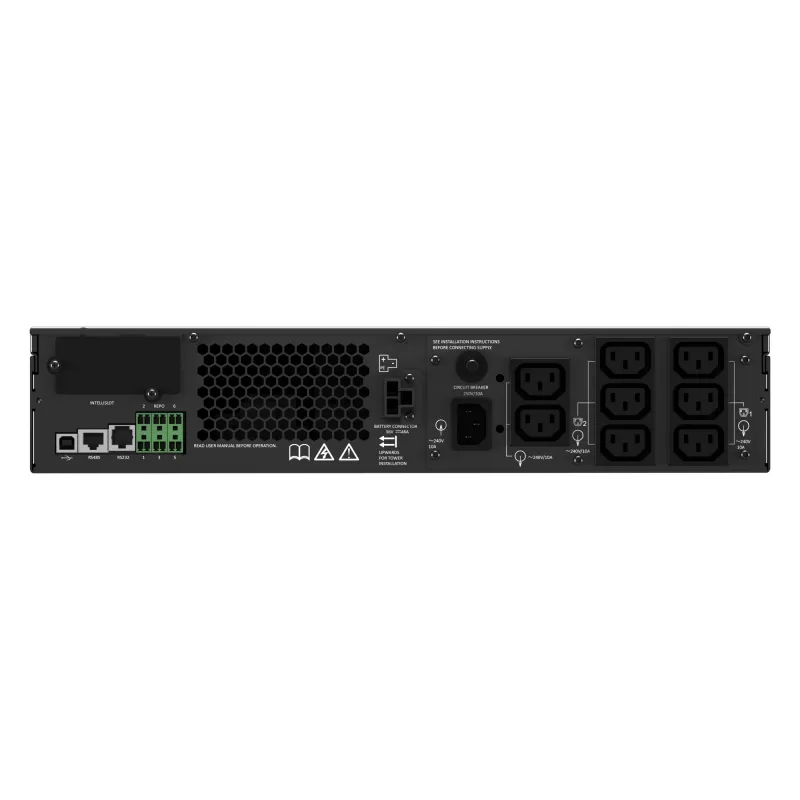 Vertiv Liebert GXT5 dvigubo konvertavimo nepertraukiamo maitinimo šaltinis - 750VA/750W | 230V | su montavimo rinkiniu | GXT5-750IRT2UXL