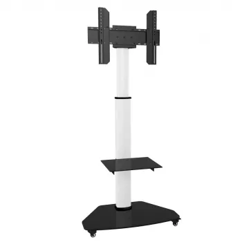 Techly ICA-TR3WH grindinis stovas su lentyna televizoriui LCD/LED/Plasma 37-70 col. baltas