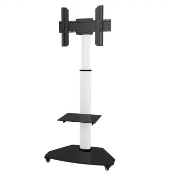 Techly ICA-TR3WH grindinis stovas su lentyna televizoriui LCD/LED/Plasma 37-70 col. baltas