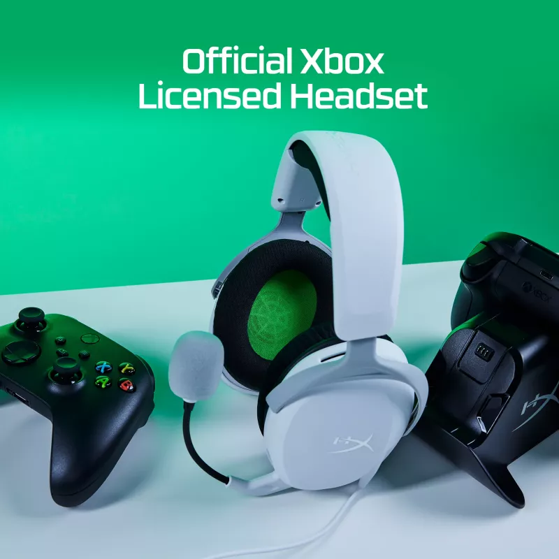HyperX CloudX Stinger 2 Core žaidimų ausinės Xbox baltos