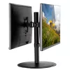 Techly ICA-LCD 402 monitorių laikiklis / stovas 81,3 cm (32 col.) stalas Juoda