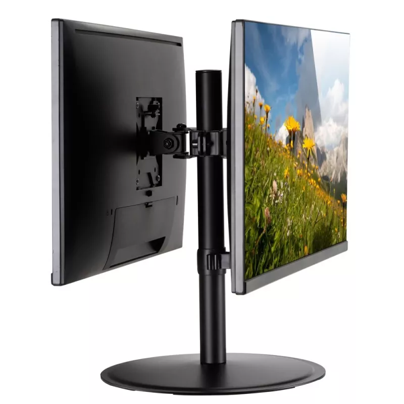 Techly ICA-LCD 402 monitorių laikiklis / stovas 81,3 cm (32 col.) stalas Juoda
