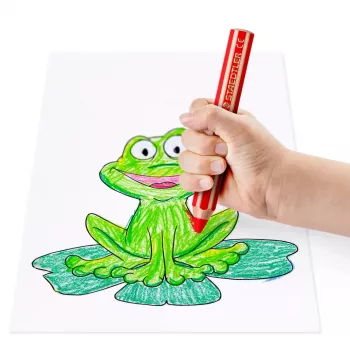 Akvarelinių pieštukų rinkinys Staedtler 140 C4P1 — 4 vnt (Žalia, Oranžinė, Rožinė, Geltona)