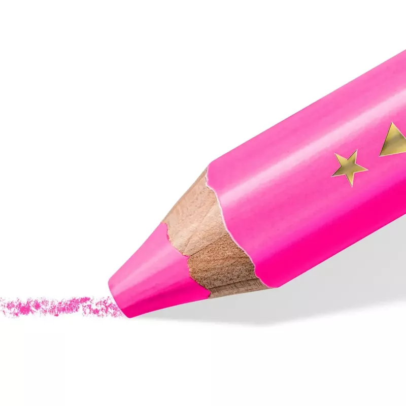 Akvarelinių pieštukų rinkinys Staedtler 140 C4P1 — 4 vnt (Žalia, Oranžinė, Rožinė, Geltona)