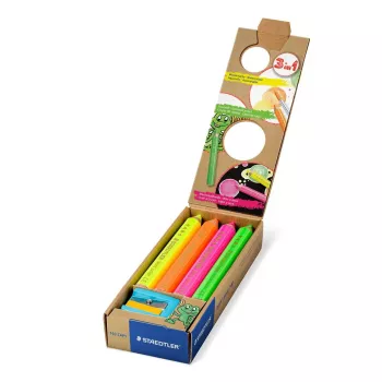 Akvarelinių pieštukų rinkinys Staedtler 140 C4P1 — 4 vnt (Žalia, Oranžinė, Rožinė, Geltona)