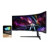 Samsung G95NC monitorius 144,8 cm (57 colių) 7680 x 2160 pikselių Dual UHD QLED baltas