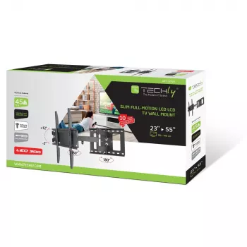 Techly ICA-PLB 148M TV laikiklis 139,7 cm (55 col.) Juodas