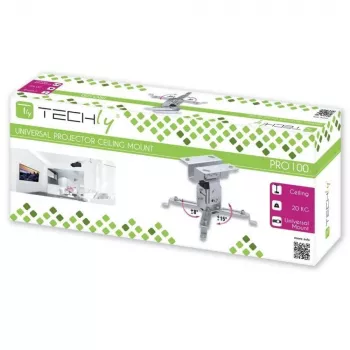 Techly ICA-PM 2S lubinis laikiklis projektoriui 130mm sidabrinis