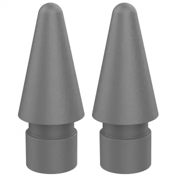 DEQSTER Pencil 2 keičiami antgaliai – 2 vnt., pilka, PVC