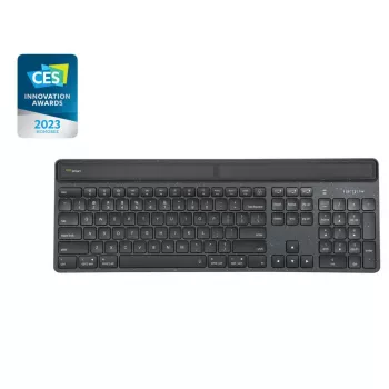 Targus EcoSmart AKB868FR klaviatūra belaidė Bluetooth AZERTY juoda
