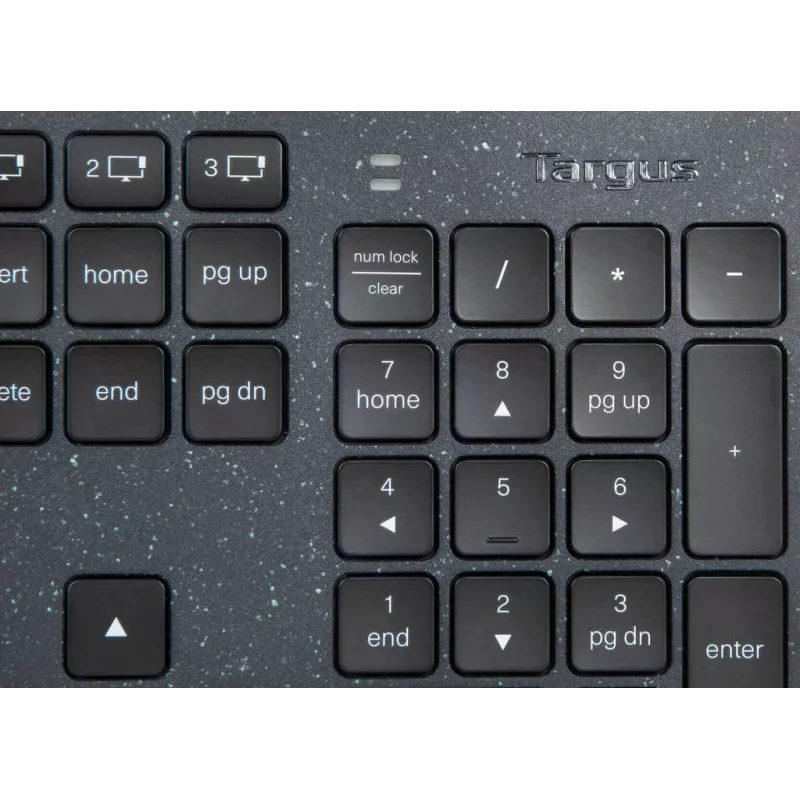 Targus EcoSmart AKB868FR klaviatūra belaidė Bluetooth AZERTY juoda