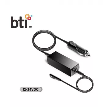 Automobilinis kroviklis Origin BTI 100W, skirtas Microsoft Surface Laptop, Surface Book, Surface Pro ir Surface Pro X, juodas