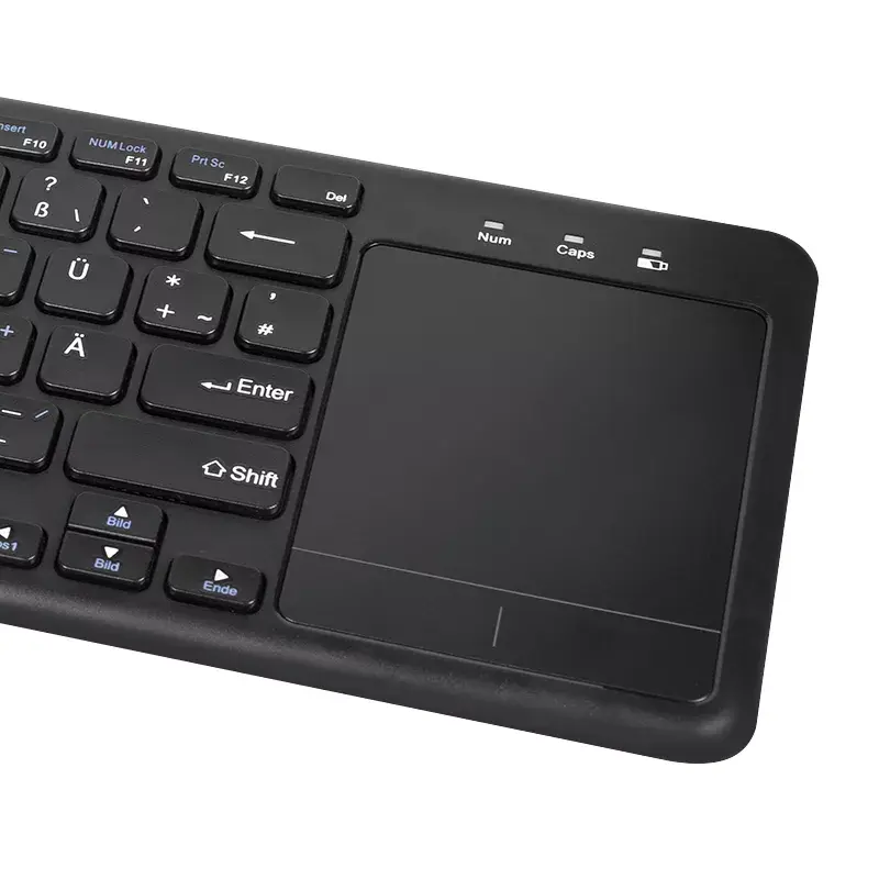 Belaidė klaviatūra LogiLink ID0188 Home RF Wireless QWERTZ juoda