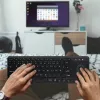 Belaidė klaviatūra LogiLink ID0188 Home RF Wireless QWERTZ juoda